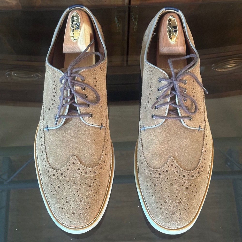 Blake Mckay Suede Wingtip Oxfords